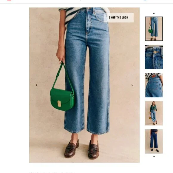 Sezanne Le Crop, Denim Blue, 0, BRAND NEW - Picture 3 of 8